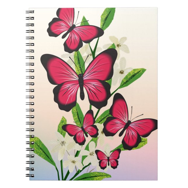 the butterflys notebook (Front)