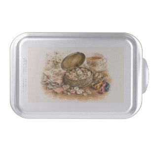The Button Tin Cake Pan