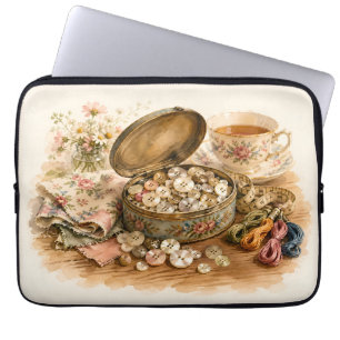 The Button Tin Electronics Bag