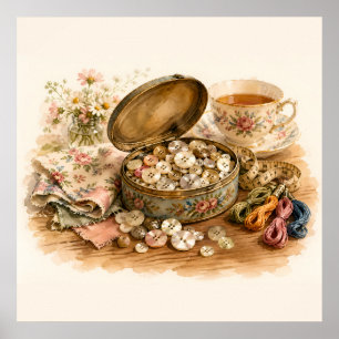 The Button Tin Poster