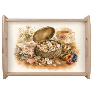 The Button Tin serving tray