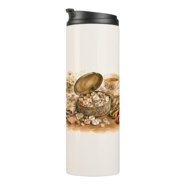 The Button Tin Thermal Tumbler (Rotated Right)
