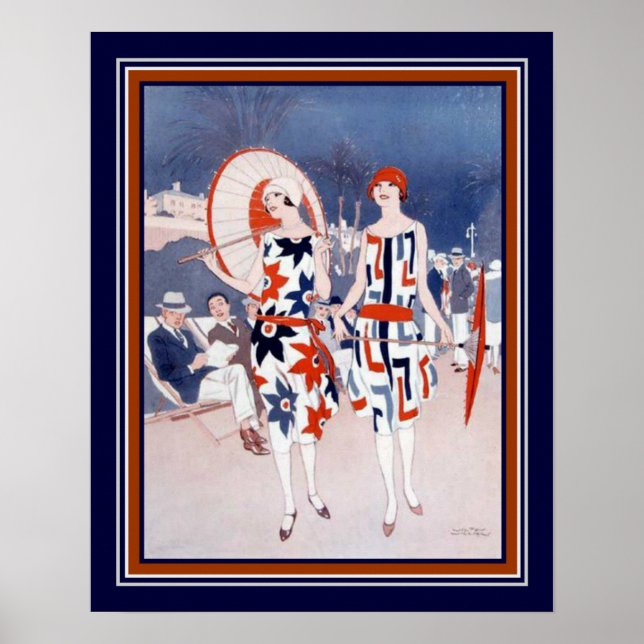 "The Bystander" Art Deco Print by  Wilton Williams (Front)