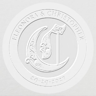 The C Monogram Embosser – A Wedding Signature