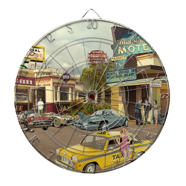 The Cab Driver Dart Board (Front)