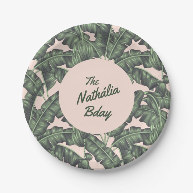 The Cabanas Paper Plates (Front)