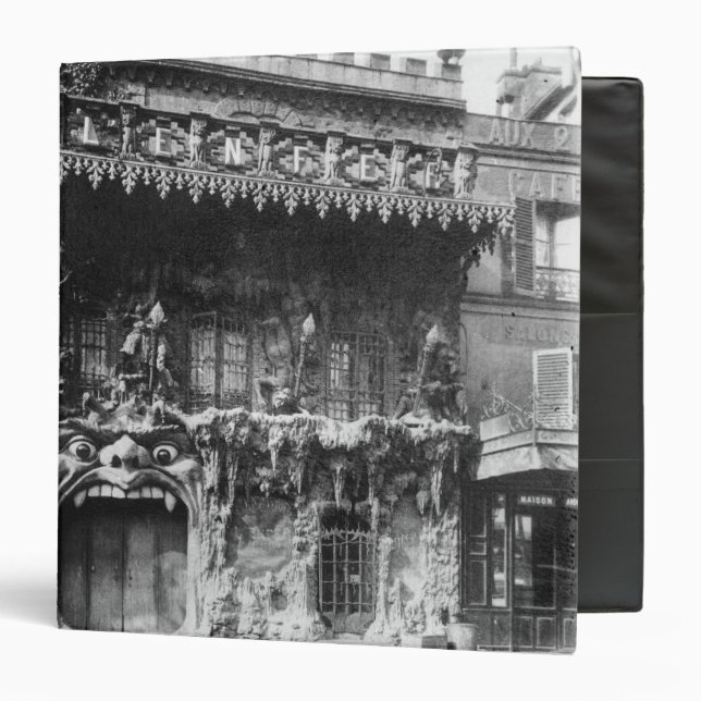The Cabaret de 'l'Enfer' in Paris 3 Ring Binder (Front/Inside)