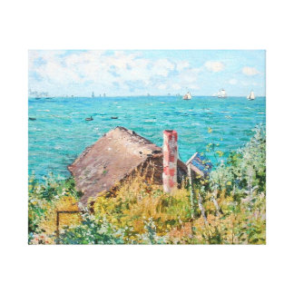 The Cabin at Saint-Adresse Claude Monet Fine Art Canvas Print