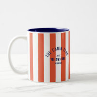 The Cabin Club Custom Crest Red Park Stripe