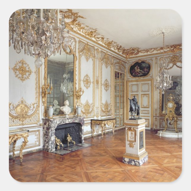 The Cabinet de la Pendule Square Sticker (Front)