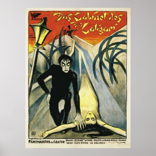 The Cabinet of Dr Caligari movie Poster