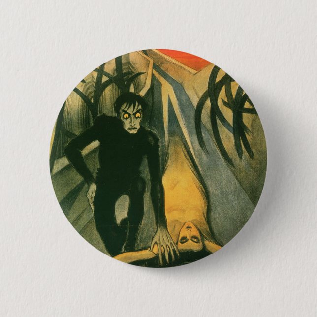 The Cabinet of Dr Caligari movie poster Button (Front)