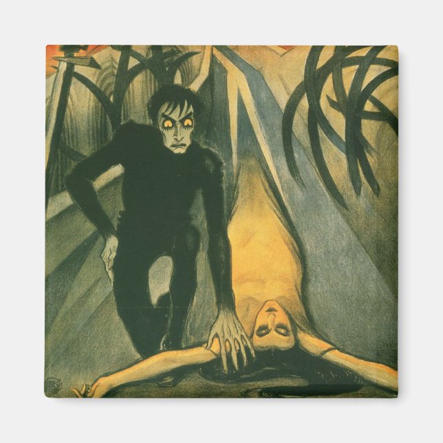 The Cabinet of Dr Caligari movie poster Magnet (Front)