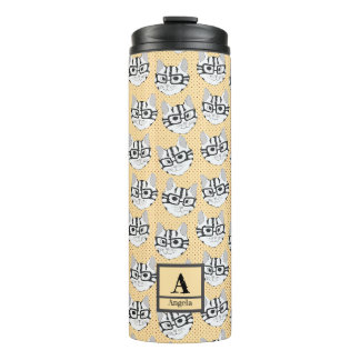 The Cadstudios Beige Thermal Tumbler