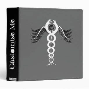 The Caduceus 3 Ring Binder