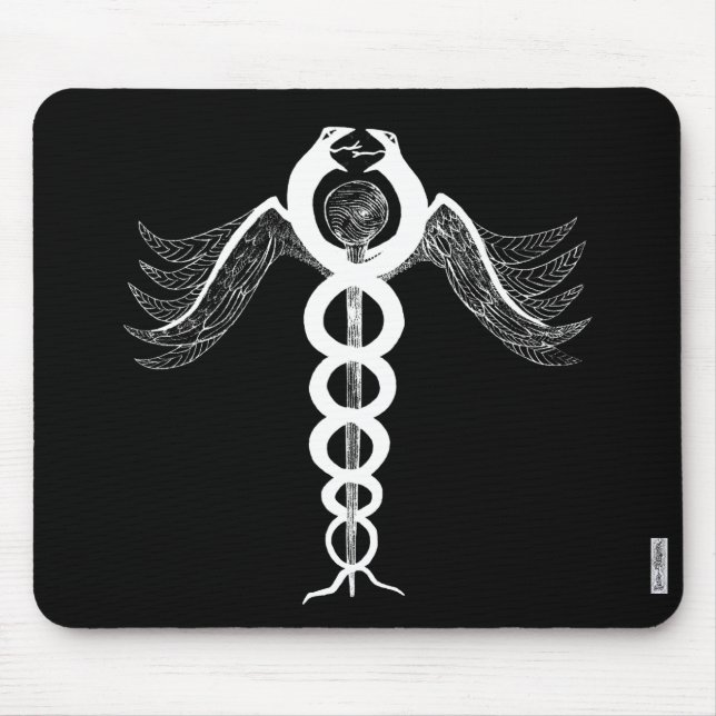 The Caduceus Mouse Pad (Front)