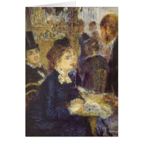 The Cafe by Pierre Renoir Vintage Impressionism