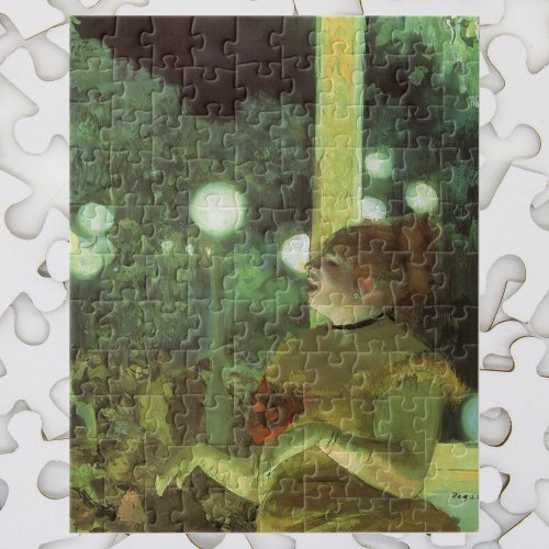 The Cafe Concert by Edgar Degas Vintage Fine Art Jigsaw Puzzle