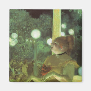 The Cafe Concert by Edgar Degas, Vintage Fine Art Magnet
