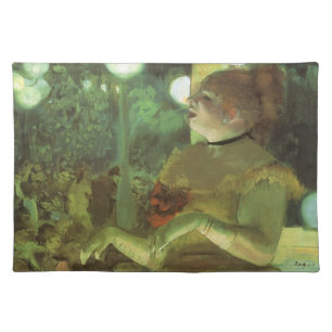 The Cafe Concert by Edgar Degas, Vintage Fine Art Placemat