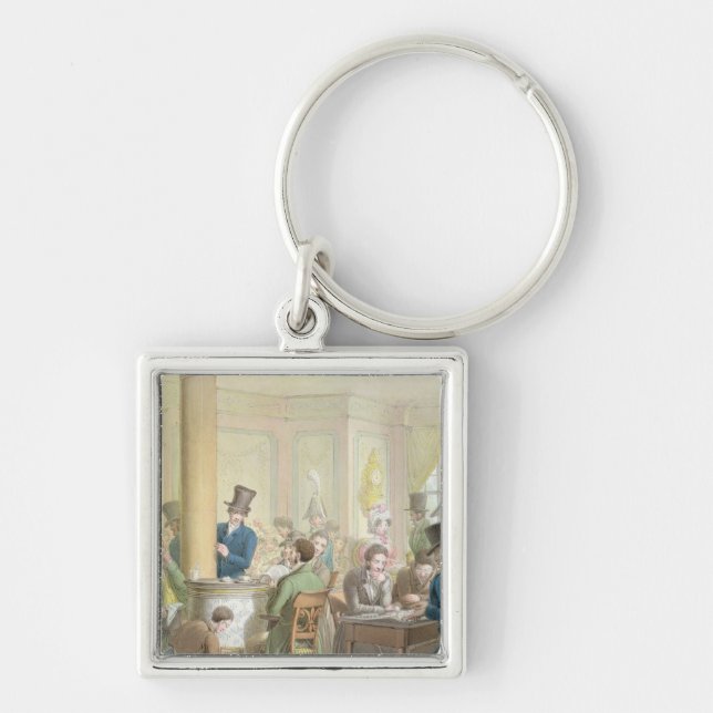 The Cafe de Commerce, from 'Tableau de Paris' Keychain (Front)