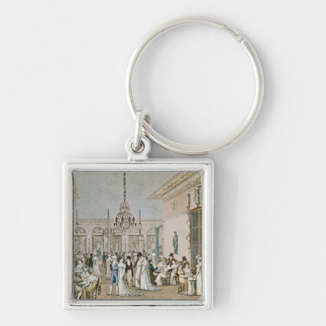 The Cafe Frascati in 1807 Keychain (Front)