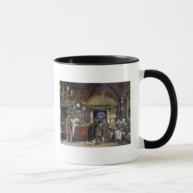The Cafe in Rome, 1856 Mug (Right)