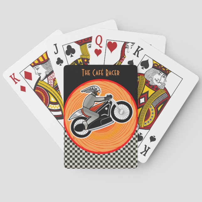 The Café Racer (Poker Deck) Poker Cards (Back)