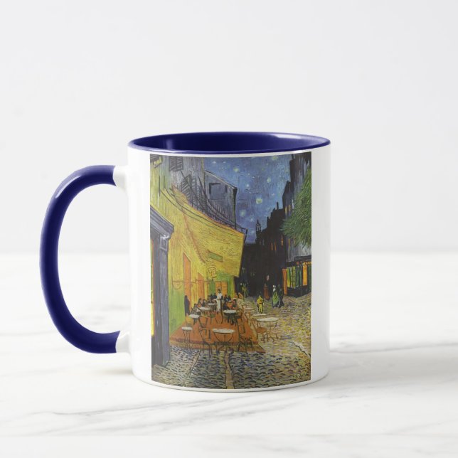 The Cafe Terrace at Night by Van Gogh Mug (Left)