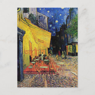 The cafe terrace on the place du forum, Arles, at Postcard