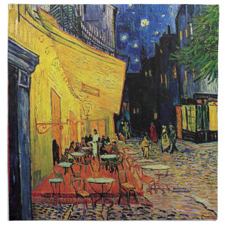 the cafe terrace on the place du forum, Arles... Napkin