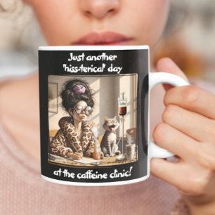 The Caffeine Clinic Giant Coffee Mug