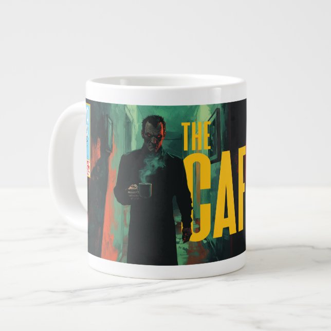 The Caffiend (Variant Cover B) Giant Coffee Mug (Front Left)