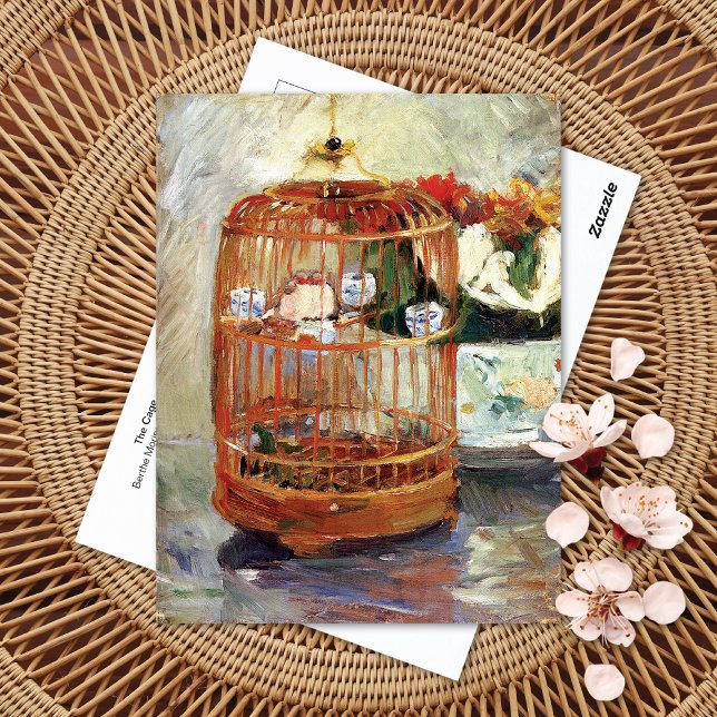 The Cage Love Birds Berthe Morisot Postcard (Creator Uploaded)