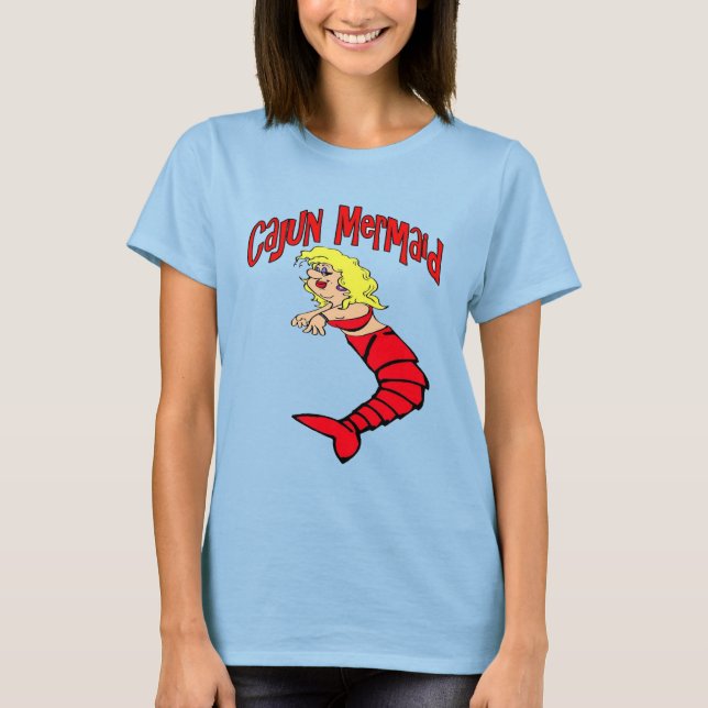 The Cajun Mermaid T-Shirt (Front)