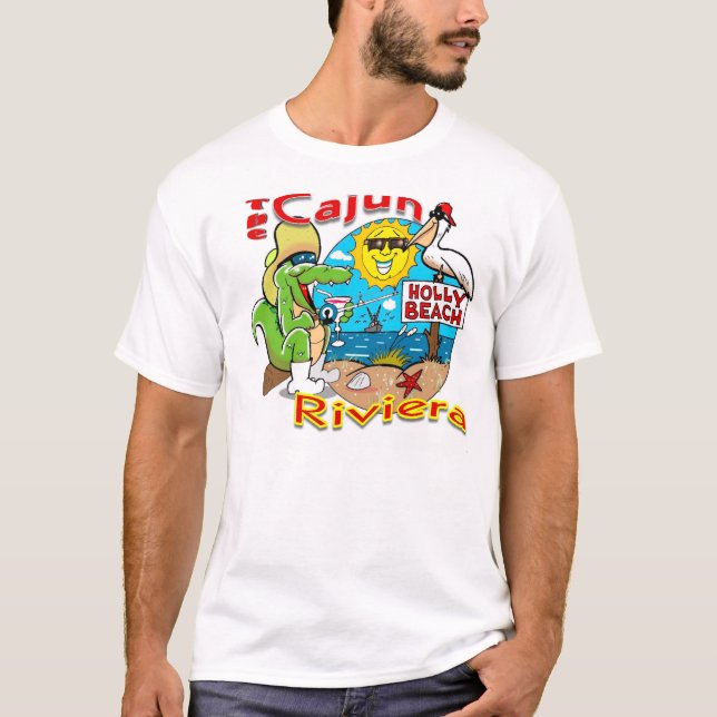 The Cajun Riviera T-Shirt (Front)