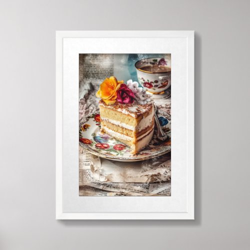 The Cake Slice Framed Art