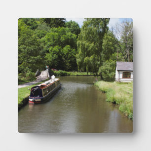 The Caldon Canal Consall Staffordshire Postcard La Plaque