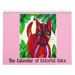 The Calendar of Colorful Cats