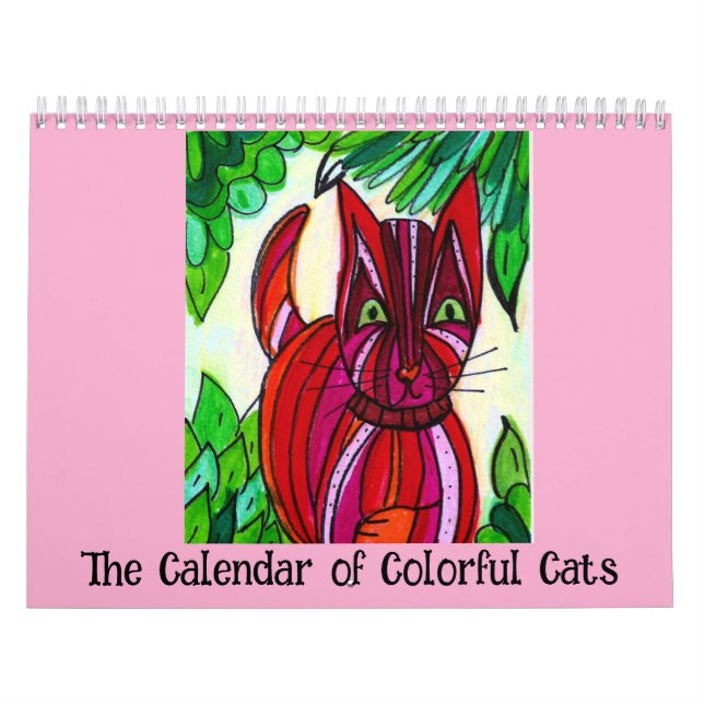 The Calendar of Colorful Cats (Cover)