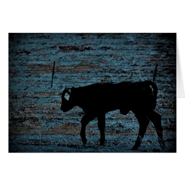 The Calf All Occasion Blank Greeting Card (Front Horizontal)