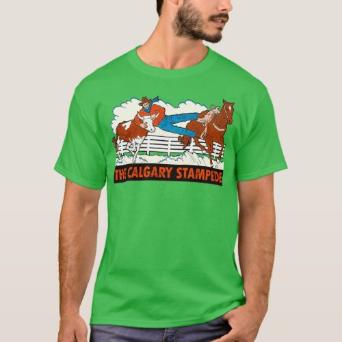 The Calgary Stampede Vintage Travel  T_Shirt