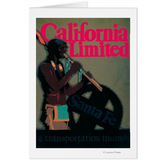 The California Limited Train Travel Poster (Front)