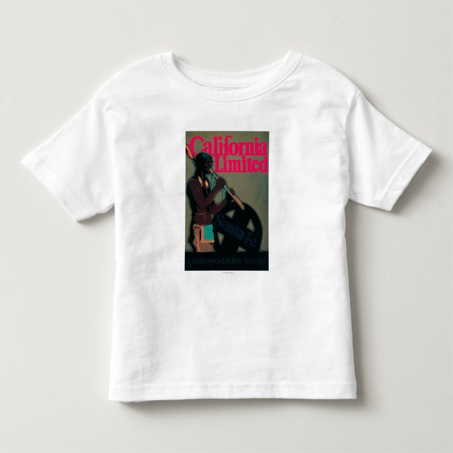 The California Limited Train Travel Poster Toddler T-shirt (Front)