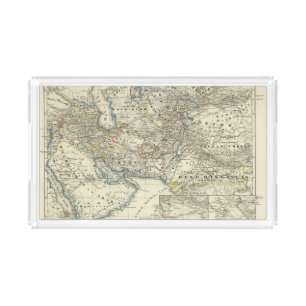 The Caliph's empire at its biggest - East Acrylic Tray