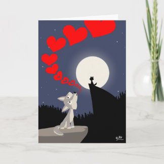 The Call of Love greeting card