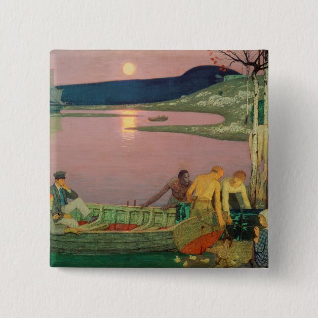 The Call of the Sea, 1925 Pinback Button (Front)