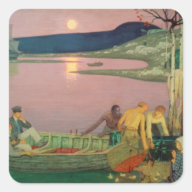 The Call of the Sea, 1925 Square Sticker (Front)