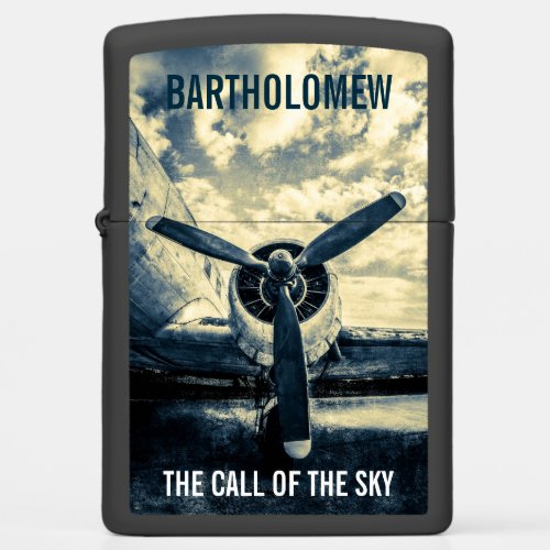 The Call Of The Sky brave pilot veteran elegant Zippo Lighter