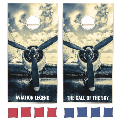 The Call Of The Sky Customizable Cornhole Set